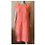 Chanel Leinenkleid und Jacke Set Orange 46FR - Ansicht 3