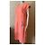Chanel Leinenkleid und Jacke Set Orange 46FR - Ansicht 4