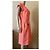 Chanel Leinenkleid und Jacke Set Orange 46FR - Ansicht 6