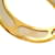 Hermès Hermes Checker Metall-Leder mehrfarbiger Armreif Mehrfarben Golden  - Ansicht 4