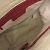 Burberry Nova Check Leder-Canvas-Handtasche Rot Beige - Ansicht 7