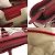 Burberry Nova Check Leder-Canvas-Handtasche Rot Beige - Ansicht 9