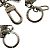 Portachiavi Charm Keepall Damier Louis Vuitton Argento - vista 11