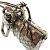 Portachiavi Charm Keepall Damier Louis Vuitton Argento - vista 9