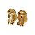 Orecchini a clip in oro Christian Dior D'oro - vista 3