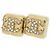 Orecchini in oro con pietra quadrata Chanel Coco Mark D'oro - vista 2