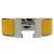 Hermès Bracciale Hermes Click Crack H GM Argento Giallo