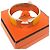 Hermès Bracciale Hermes Click Crack H GM Argento Giallo - vista 3