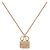 Hermès Collana Amuleto Constance K18 Oro Rosa Hermes