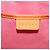 Céline Borsa a mano in tela Macadam Celine C in suede rosa e oro Auth BA1225 D'oro - vista 19