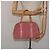 Céline Borsa a mano in tela Macadam Celine C in suede rosa e oro Auth BA1225 D'oro - vista 23