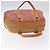 Céline Borsa a mano in tela Macadam Celine C in suede rosa e oro Auth BA1225 D'oro - vista 6