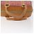 Céline Borsa a mano in tela Macadam Celine C in suede rosa e oro Auth BA1225 D'oro - vista 7