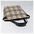 Burberry Nova Check Tote Bag aus Canvas Beige mit blauer Etikette, silber authentisch 119986 - Ansicht 6
