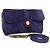 Céline Borsa a spalla CELINE in suede viola Auth BA1516 Porpora