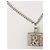 DOLCE & GABBANA collana acciaio argento con con pendente logo swarovski - vista 11
