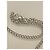 DOLCE & GABBANA collana acciaio argento con con pendente logo swarovski - vista 9