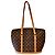 LOUIS VUITTON Babylone GM Marrone - vista 10