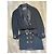 Chanel Abito Cappotto Nero in Seta e Lana Taglia 42 - vista 6