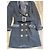 Chanel Abito Cappotto Nero in Seta e Lana Taglia 42 - vista 8