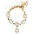 RARO meraviglioso bracciale DOLCE & GABBANA acciaio dorato cristalli D'oro - vista 12