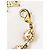 RARO meraviglioso bracciale DOLCE & GABBANA acciaio dorato cristalli D'oro - vista 4