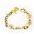 RARO meraviglioso bracciale DOLCE & GABBANA acciaio dorato cristalli D'oro - vista 8