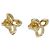 Harry Winston Lily Cluster Ohrringe aus 18-karätigem Gelbgold - Ansicht 4