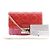 Borsa a spalla a catena in pelle di agnello Christian Dior Rosa Rosso - vista 16