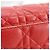 Borsa a spalla a catena in pelle di agnello Christian Dior Rosa Rosso - vista 9