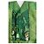 Hermès Grüne Seidenjacke - Ansicht 7