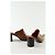 Free Lance Mule in pelle marrone - vista 3