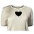 Top de lana blanca de manga corta con corazón de Carolina Herrera - vista 2