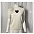 Top de lana blanca de manga corta con corazón de Carolina Herrera - vista 7