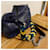 Loewe navyblaue Eimer Tasche Gelb Metallisch Marineblau Hellblau  - Ansicht 3