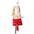 Gucci Rosso Medio Pelle Bamboo Daily Crossbody - vista 12