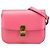 Classic Box Céline Celine Rosa Medio Piel de Ternera Caja Clásica