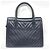 Timeless Borsa Tote Chanel V-Stitch Coco Ball Nero - vista 2