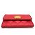Tarjetero Boy Chanel de piel de cordero rojo Roja - vista 3