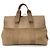 Hermès Hermes Valparaiso MM Canvas-Leder Tote Bag Braun Beige - Ansicht 2