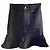 Gonna mini in denim a campana nera in cotone di Marc Jacobs Nero