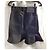 Gonna mini in denim a campana nera in cotone di Marc Jacobs Nero - vista 6