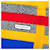Givenchy foulard in seta anni '70 Blu Multicolore - vista 2