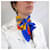 Givenchy foulard in seta anni '70 Blu Multicolore - vista 8
