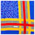Givenchy foulard in seta anni '70 Blu Multicolore - vista 9