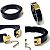 Bracciale Bangle Lockme di Louis Vuitton Nero - vista 3
