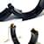 Bracciale Bangle Lockme di Louis Vuitton Nero - vista 4