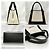 Borsa tote nera e bianca Balenciaga Nero Bianco - vista 3