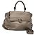 Borsa a mano in pelle Gancini Salvatore Ferragamo 2 vie tono oro Auth 121739