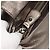 Borsa a mano in pelle Gancini Salvatore Ferragamo 2 vie tono oro Auth 121739 - vista 17